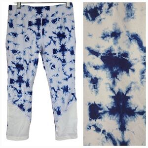 GB Girls Blue Tie Dye Workout Active Legging Gianni Bini Kids Activewear Bottom